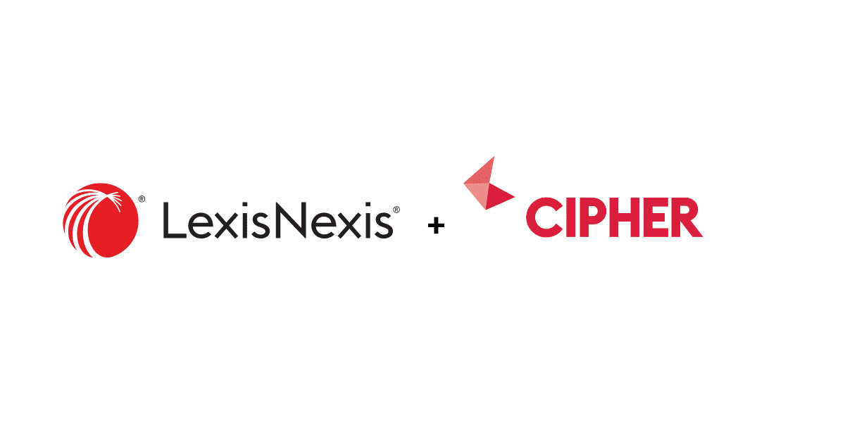 LexisNexis,분류 플랫폼 Cipher제공업체Aistemos사와 인수 최종 계약 체결